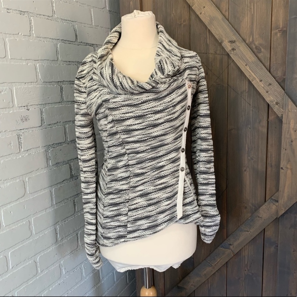 Anthro | Saturday Sunday Sidewinder Asymmetrical Sweater